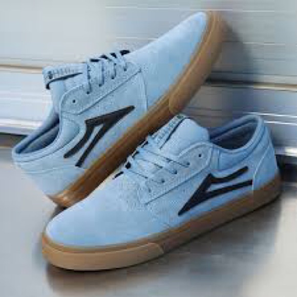 Lakai Other - Lakai Limited Griffin Skate Shoes/Sneakers in Light Blue Suede and Brown